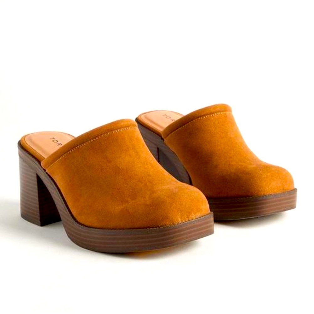 Lug heel mules